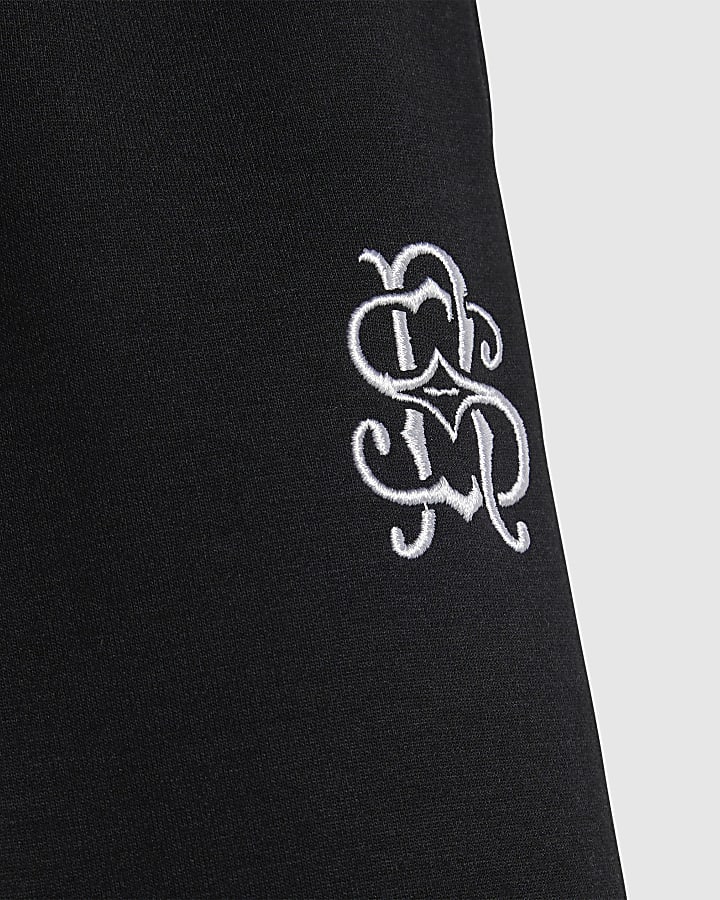 Mini Boys Black RI Wide Leg Joggers
