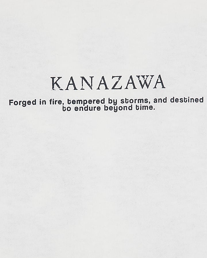 Boys White Kanazawa Dragon T-Shirt