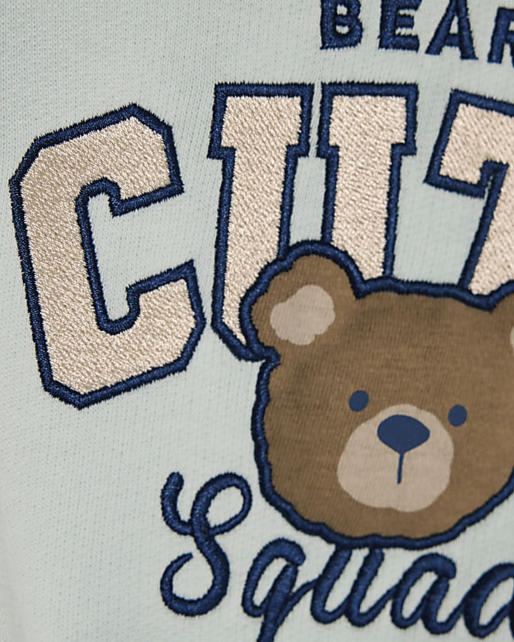 Baby Boys Blue Cutie Squad Sweatshirt Set