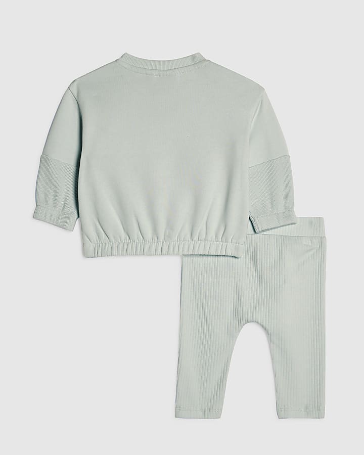 Baby Boys Blue Cutie Squad Sweatshirt Set