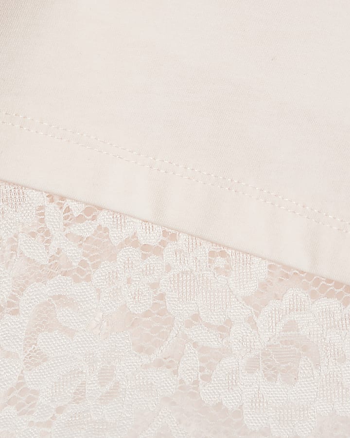 Girls Pink 89 Sequin Number T-Shirt