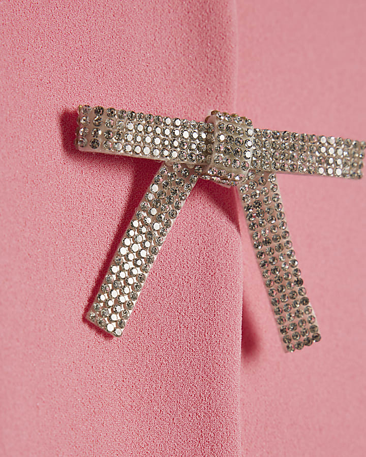 Girls Pink Puff Sleeve Top