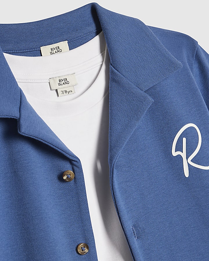 Boys Blue RI 3 Piece Shirt Set