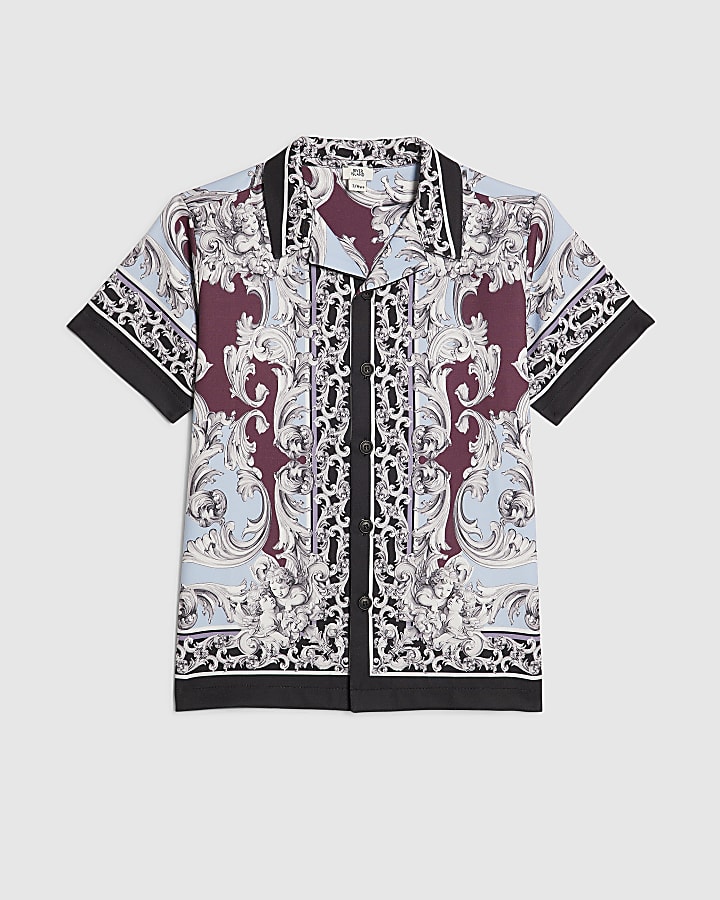 Boys White Baroque Shirt