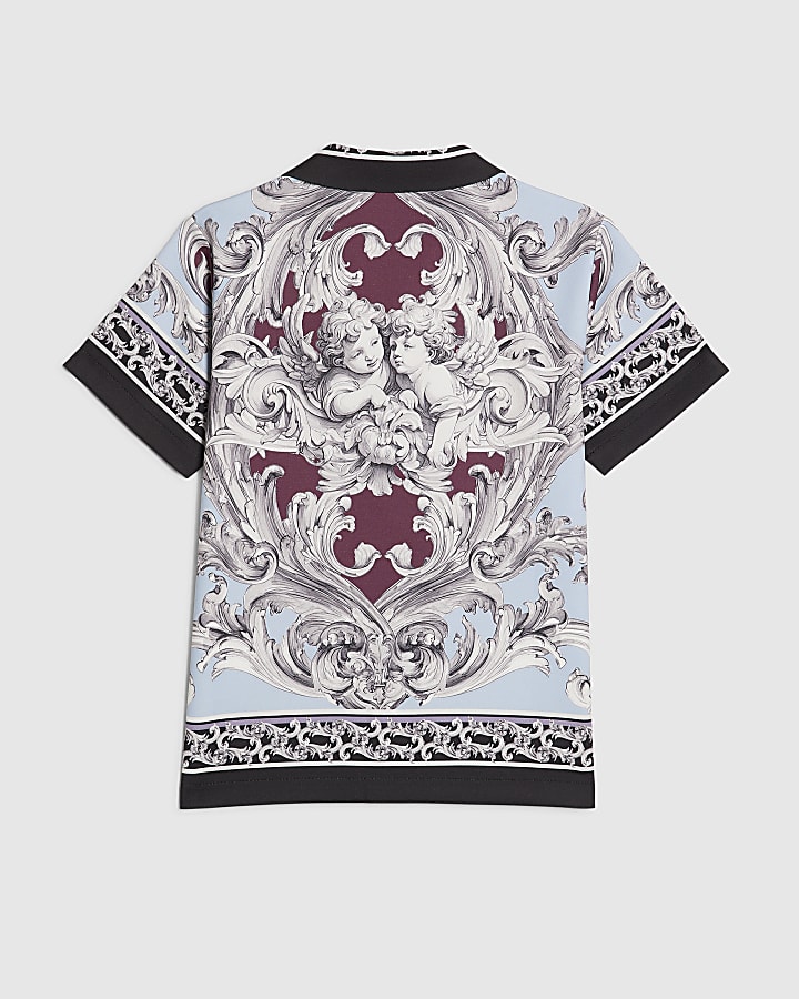 Boys White Baroque Shirt