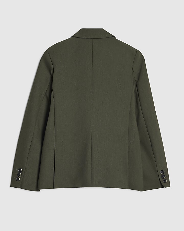 Boys Green Suit Jacket