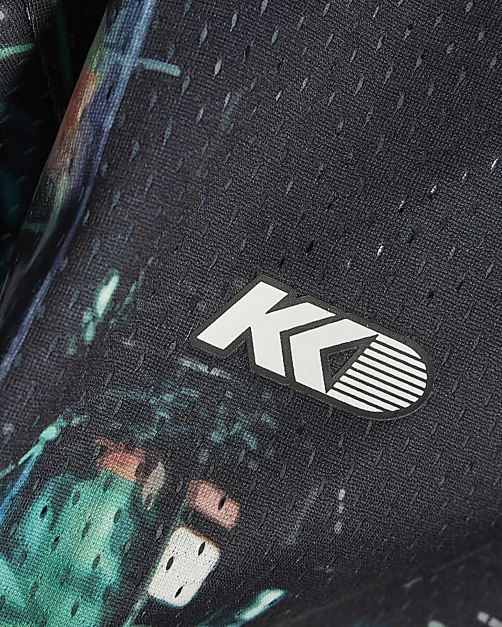 Boys Pink Oversized Mesh Tokyo Polo Top