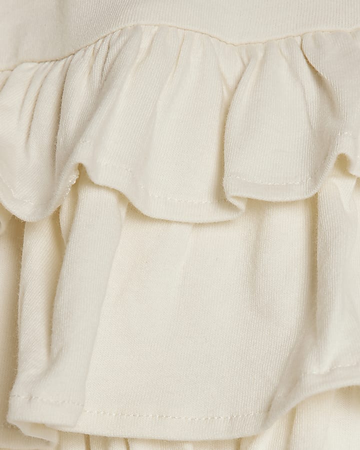 Girls Cream Rara Skirt