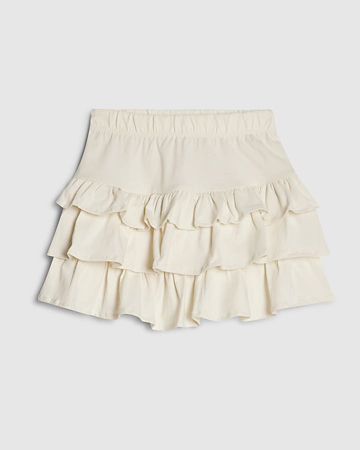 Girls Cream Rara Skirt