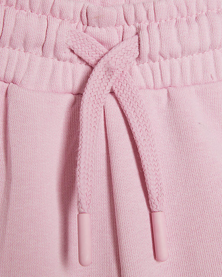 Girls Pink Brooklyn Stud Shorts