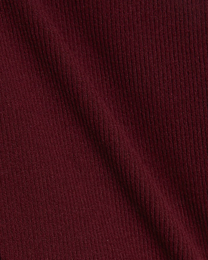 Girls Red Cosy Cardigan