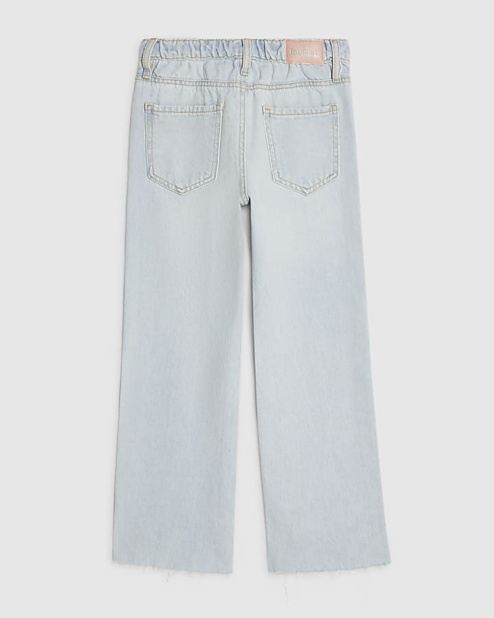 Girls Blue Straight Leg Jeans