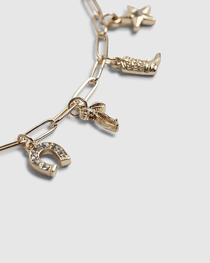 Girls Gold Rodeo Bracelet