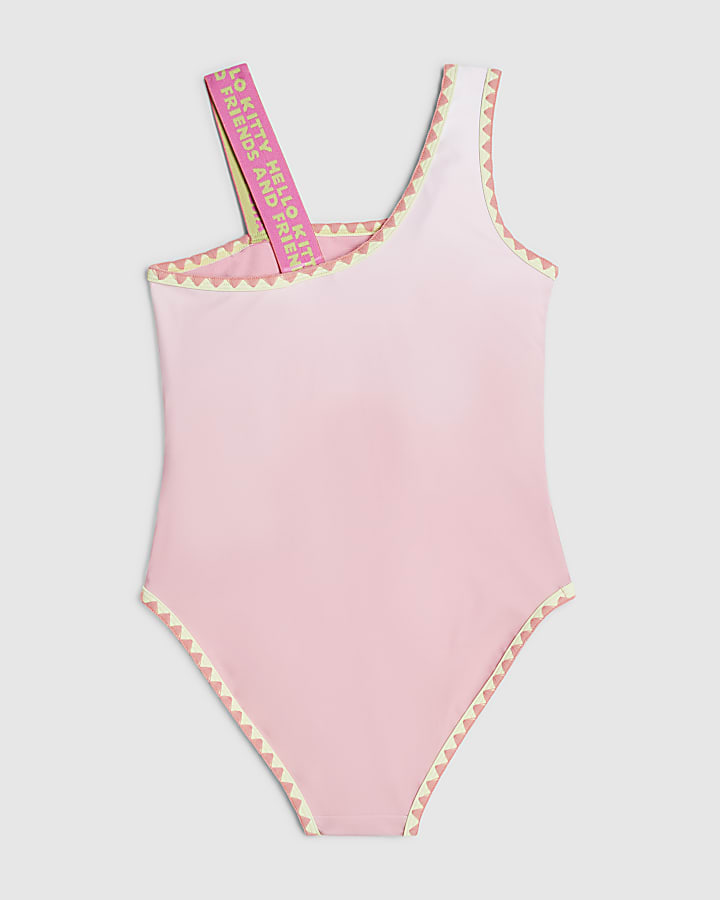 Girls Pink Hello Kitty & Friends Swimsuit