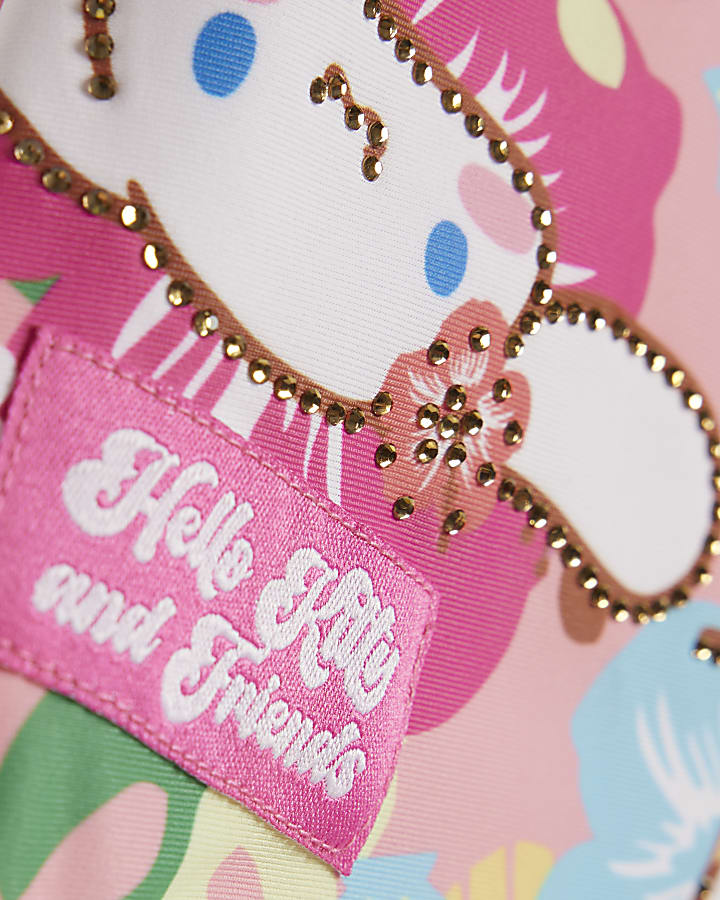 Girls Pink Hello Kitty & Friends Swimsuit