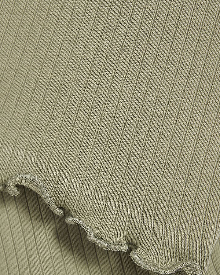 Mini Girls White Gold Bow Graphic T-Shirt Set