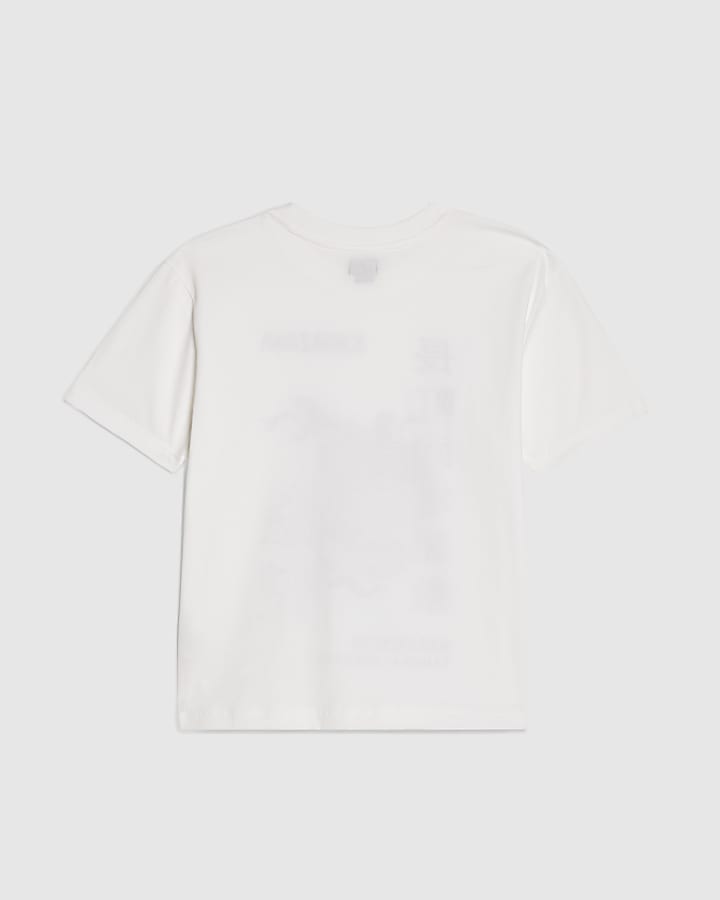 Boys White Kanazawa Dragon T-Shirt