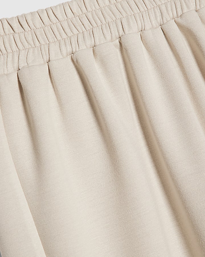 Girls Cream Balloon leg Trousers