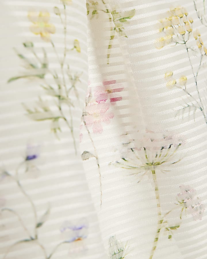 Baby Girls White Floral Burnout Dress