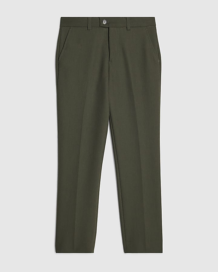 Boys Green Suit Trousers