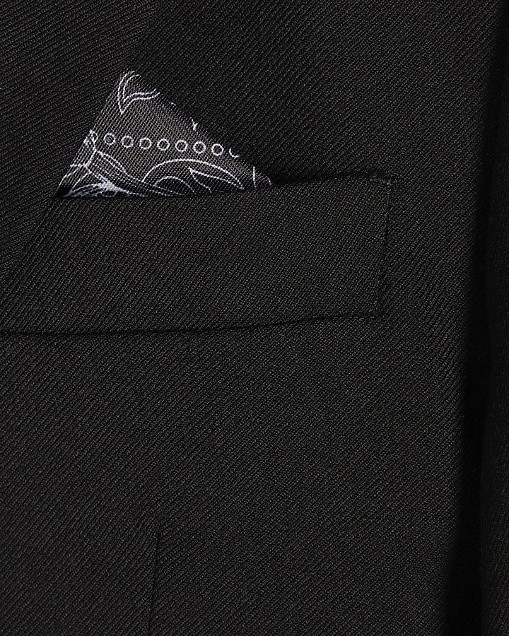 Mini Boys Black Blazer and Trousers Suit Set