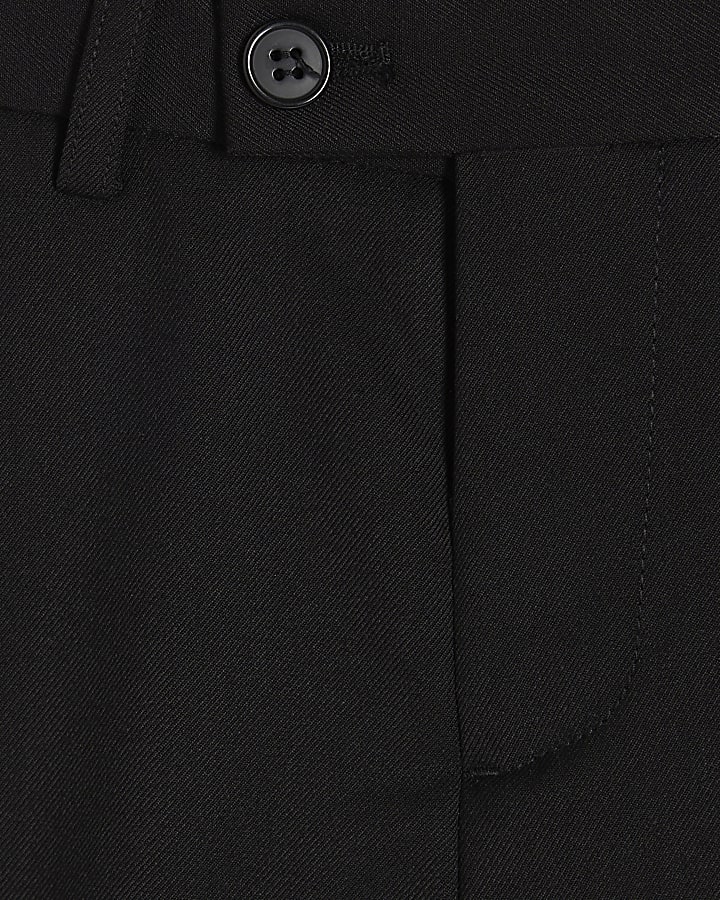 Mini Boys Black Blazer and Trousers Suit Set
