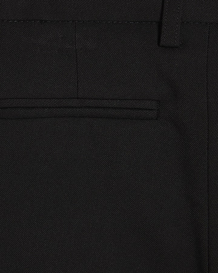 Mini Boys Black Blazer and Trousers Suit Set