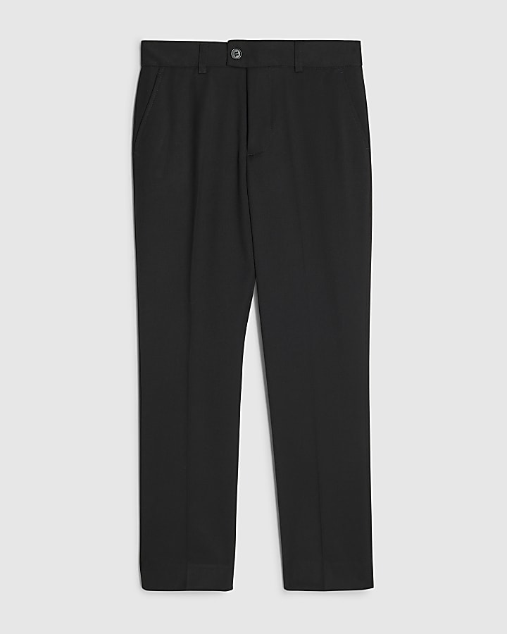 Boys Black Tailored Suit Trousers