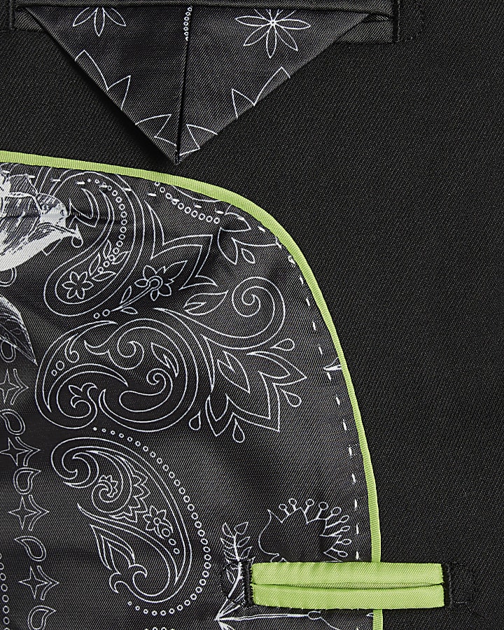 Boys Black Tailored Suit Jacket
