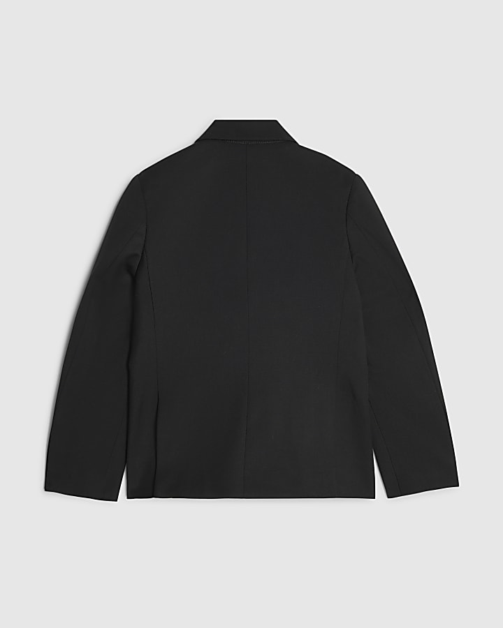 Boys Black Tailored Suit Jacket