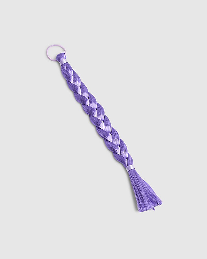 Girls Purple Braided Hairband