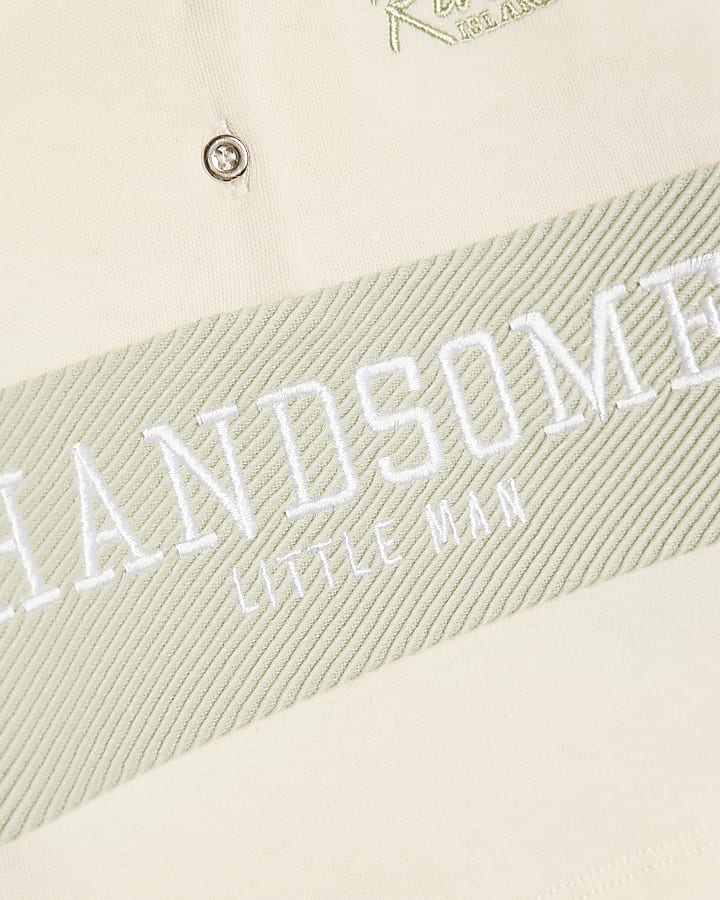 Baby Boys Khaki Handsome Polo Shirt Set