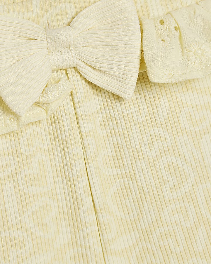 Baby Girls Yellow Little Lovely Bodysuit Set