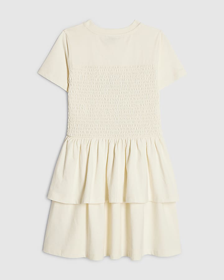 Girls Cream La Belle Rara Dress