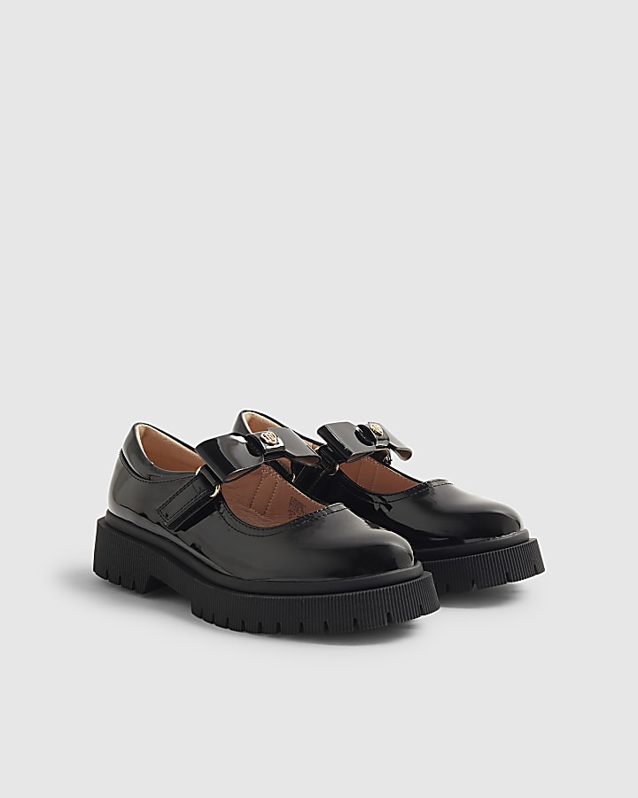 Girls Black Interchangeable Mary Jane Shoes