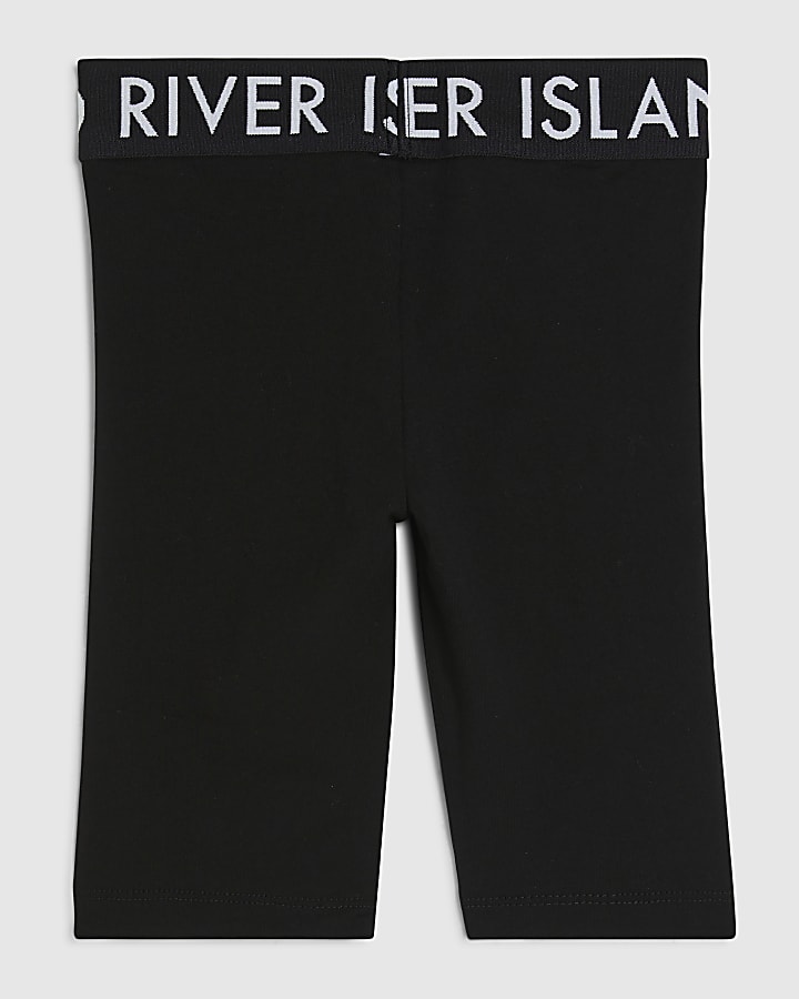 Girls Black Cycle Shorts