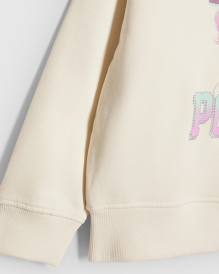 Girls Cream Soda Pop Girl Cropped Sweatshirt