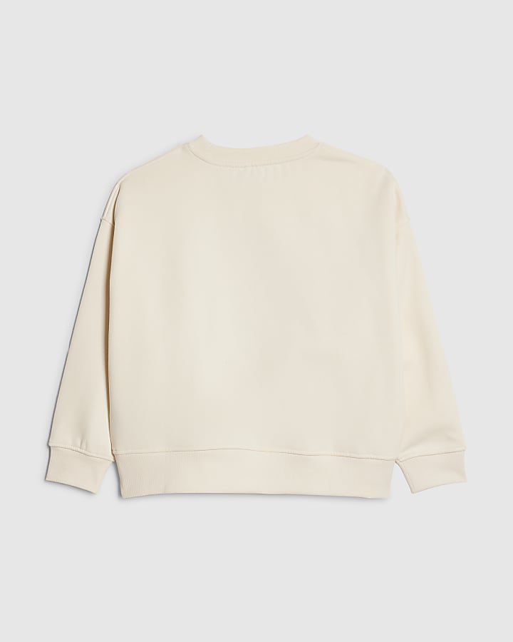 Girls Cream Soda Pop Girl Cropped Sweatshirt