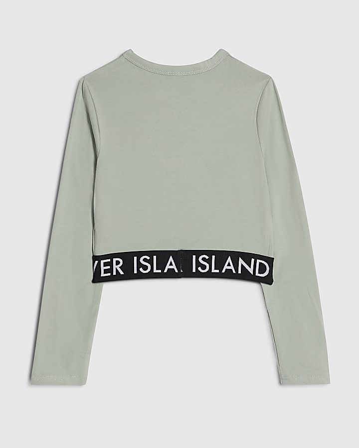 Girls Green River Heart Top