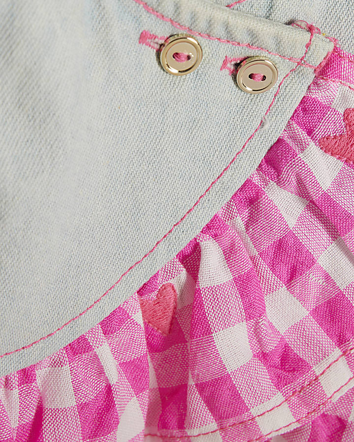 Baby Girl Blue Denim Hybrid Tiger Set