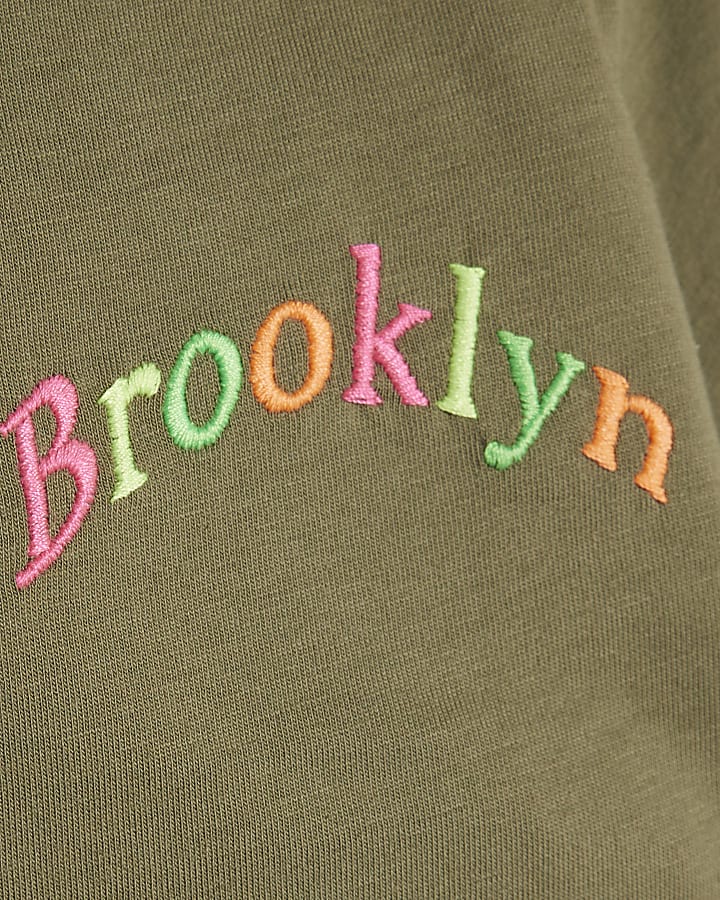 Girls Khaki Brooklyn T-Shirt Dress