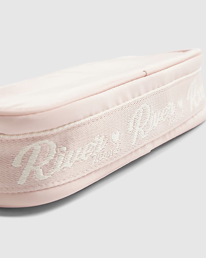 Girls Pink RI Quilted Pencil Case