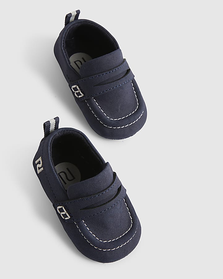 Baby Boy Navy Loafers