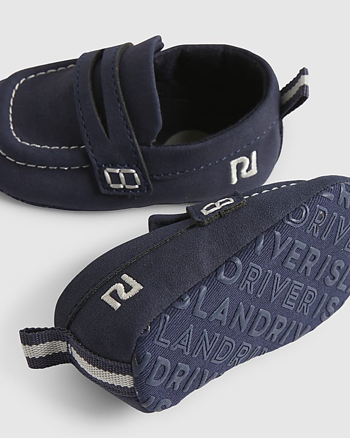 Baby Boy Navy Loafers