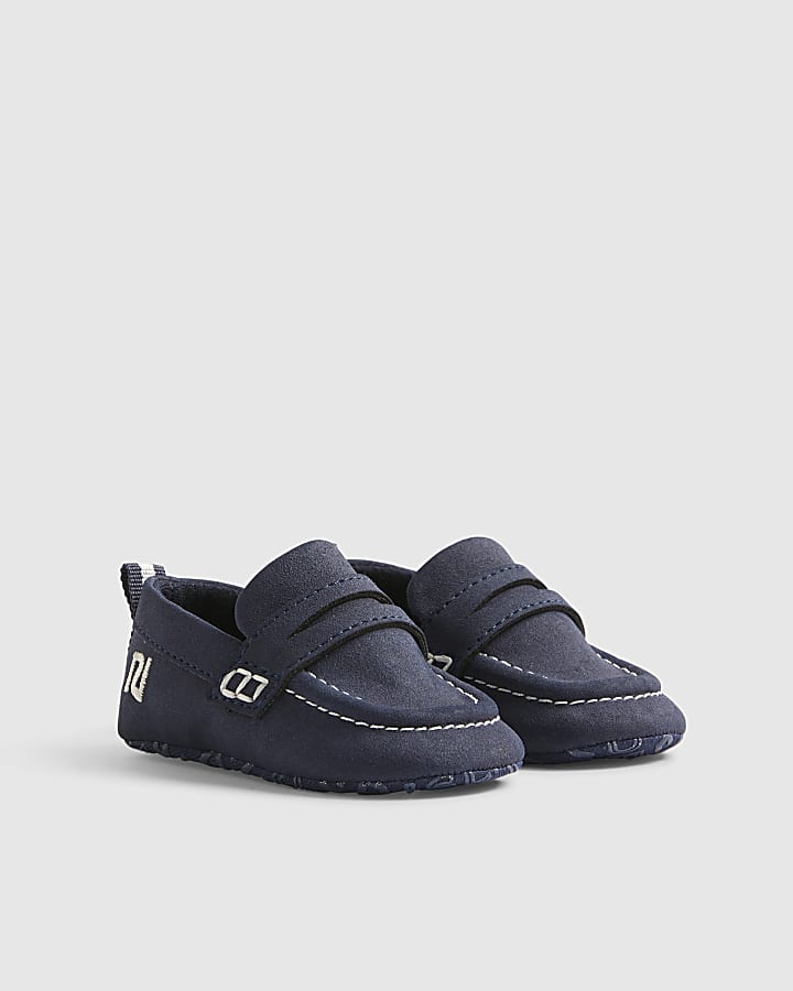 Baby Boy Navy Loafers