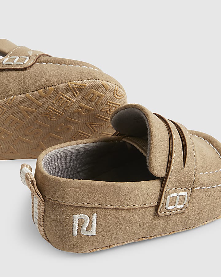 Baby Boy Beige Loafers