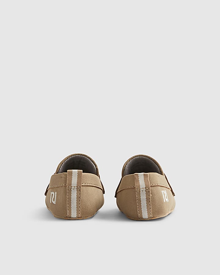 Baby Boy Beige Loafers