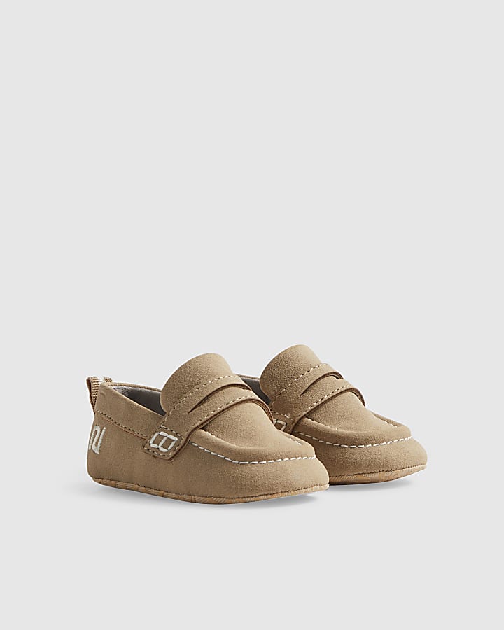 Baby Boy Beige Loafers