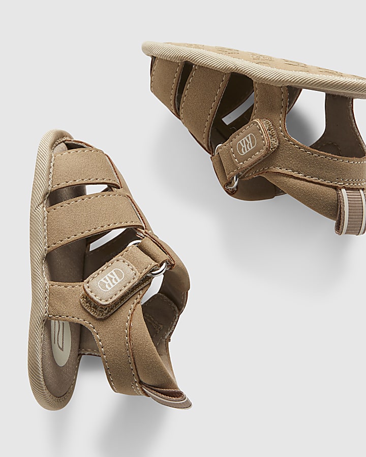 Baby Boys Beige Fisherman Sandals