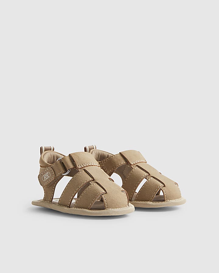 Baby Boys Beige Fisherman Sandals